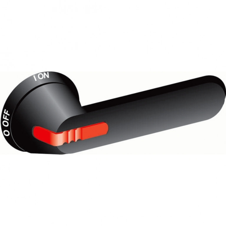Ручка OHB65J6E011-RUH (черная) с символами на русском для управл ения через дверь реверсивными рубил