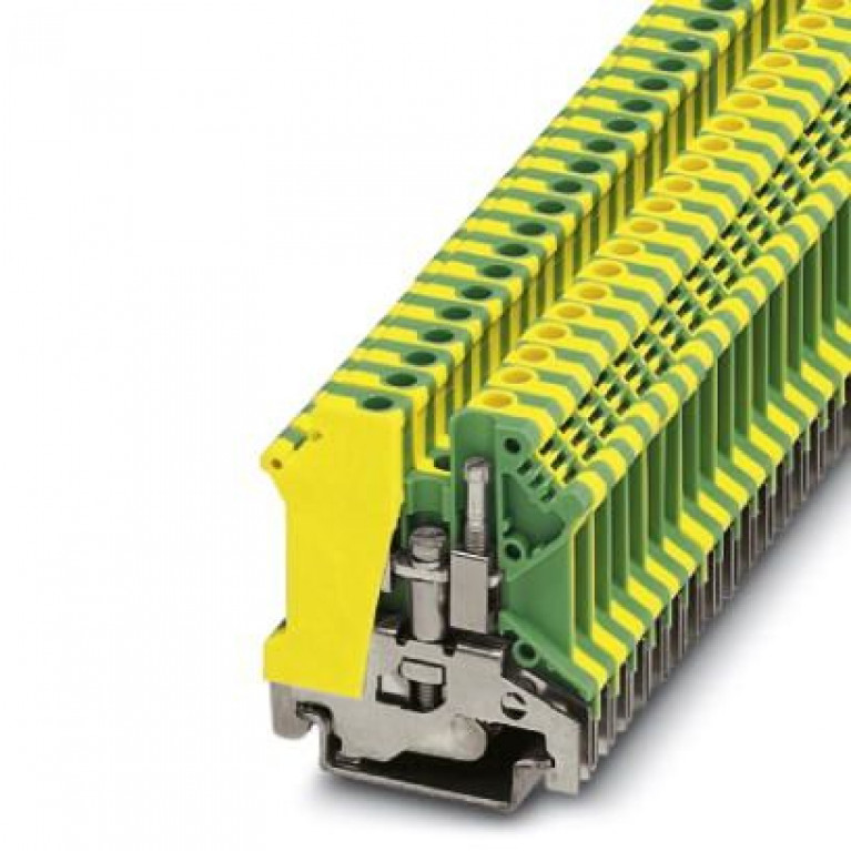 Клемма защитного провода PHOENIX CONTACT 0,2.4 мм², желто-зеленый, 0441504