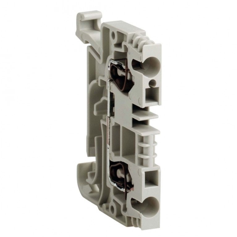 Клемма пружинная проходная Schneider Electric 2,5мм², серый, AB1RRN235U2GR