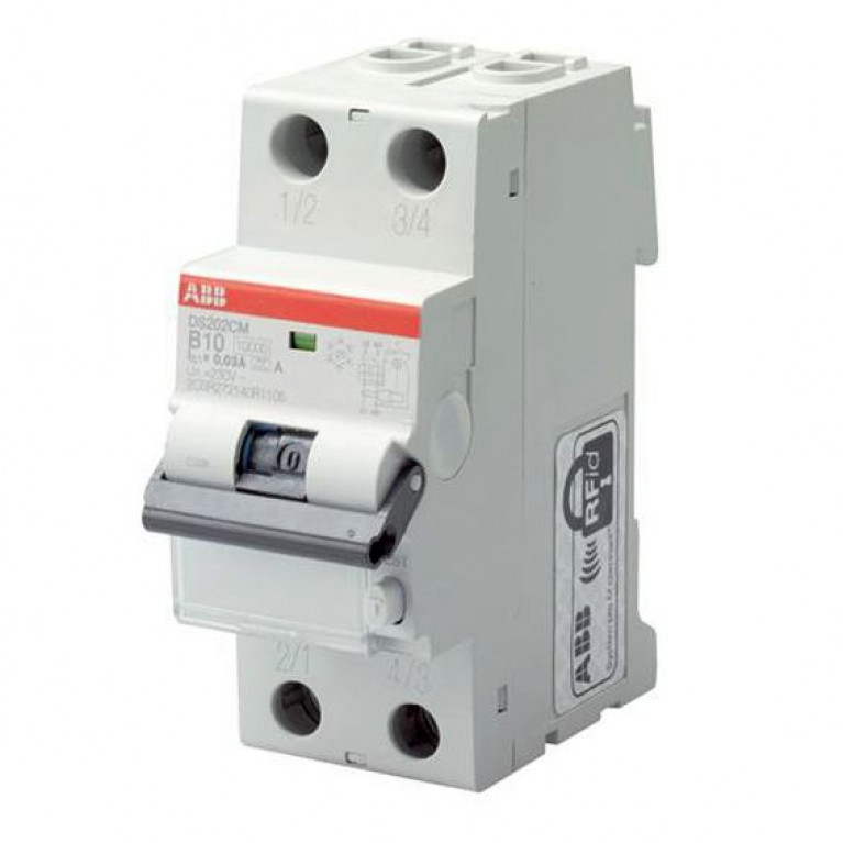 Дифавтомат ABB DS200 2P 32А (B) 6кА 300мА (A), 2CSR252140R3325