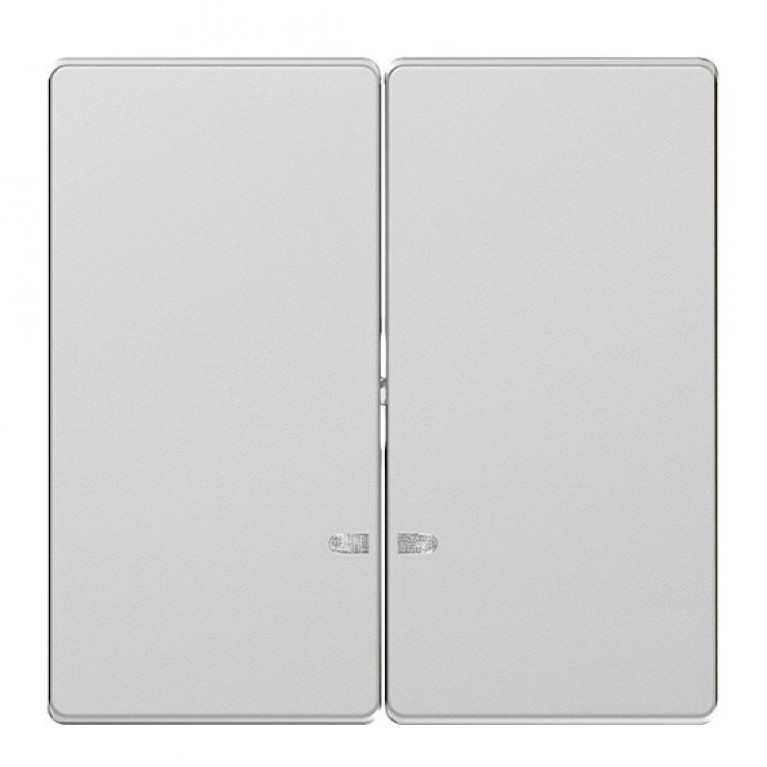 Клавиша двойная с линзами Schneider Electric MERTEN D-LIFE, белый лотос, MTN3420-6035