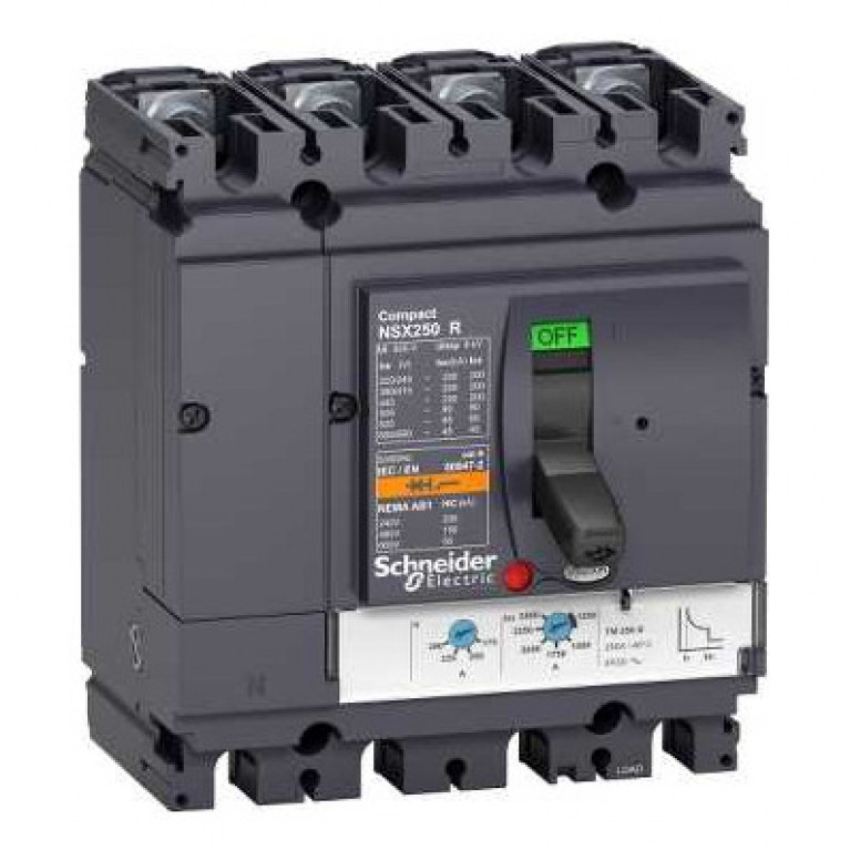 Силовой автомат Schneider Electric Compact NSX, 50кА, 4P, 160А, LV433473