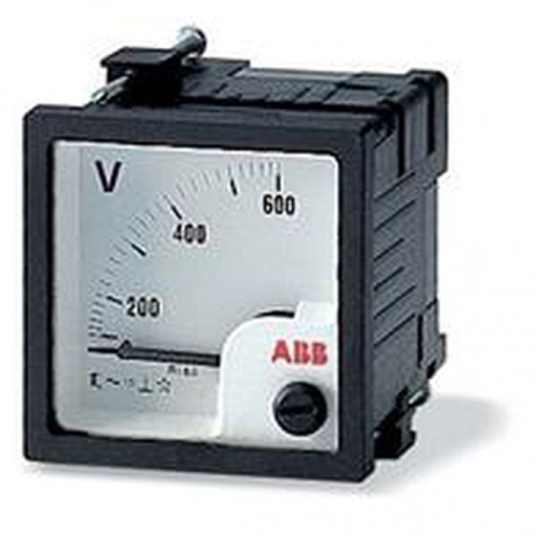 Вольтметр щитовой ABB VLM 10В DC, аналоговый, кл.т. 1,5, 2CSG211040R4001