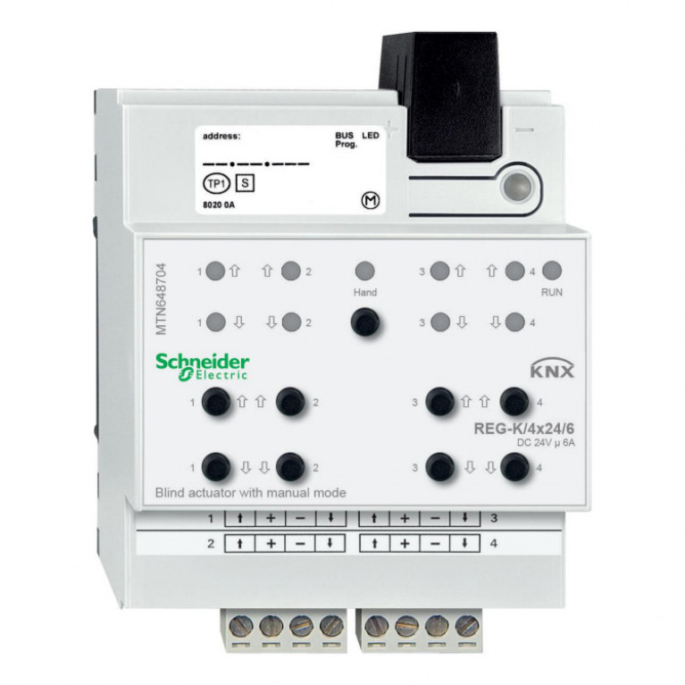АКТОР ДЛЯ ЖАЛ. REG-K// 4X24// 6 С РУЧН УПР