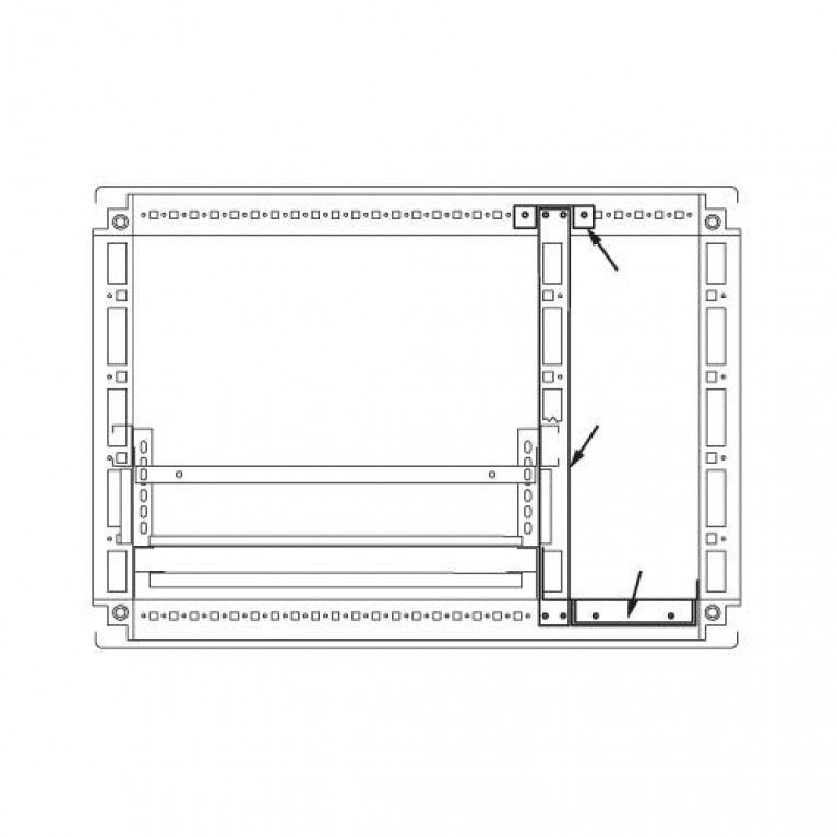 Комплект для создания кабельного отсека, для шкафов DAE//CQE 1800 x 800 (упак. 1шт)