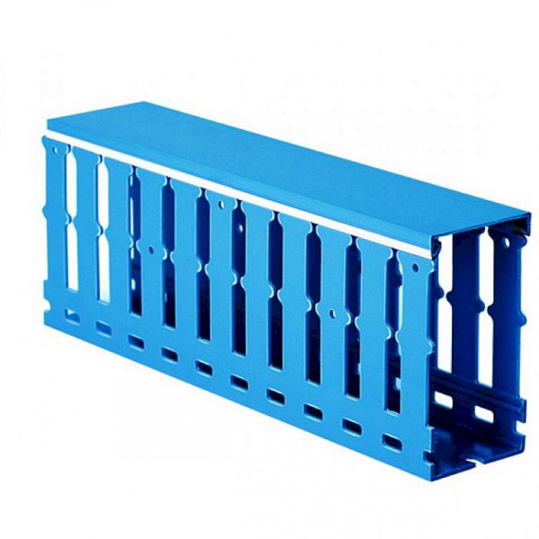 Короб перфорированный, синий RL12 40x80 (упак. 32м)