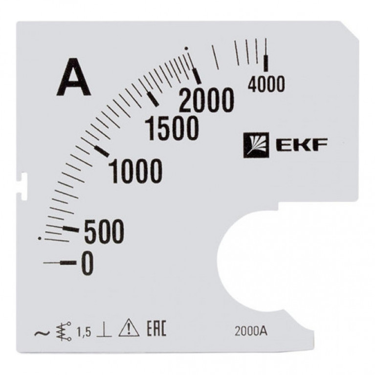 Шкала сменная для A961 2000//5А-1,5 EKF PROxima