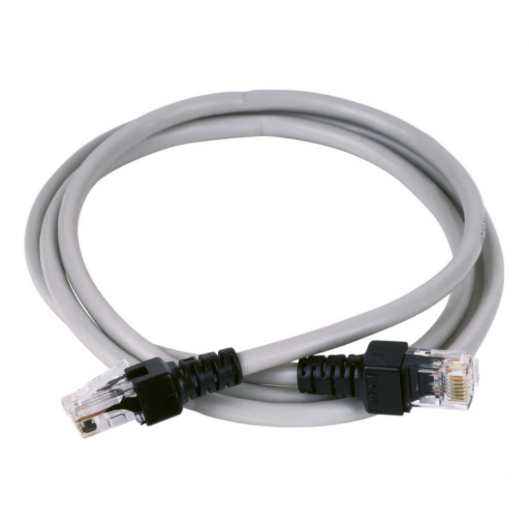 Соед. каб. Ethernet, 2хRJ45 в пром. исполнении, Cat 5E, 2 метра - стандарт CE