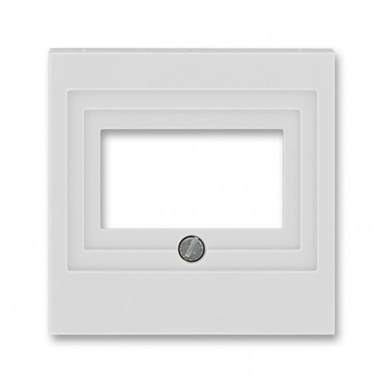 Накладка на мультимедийную розетку ABB LEVIT, серый, 2CHH290040A4016