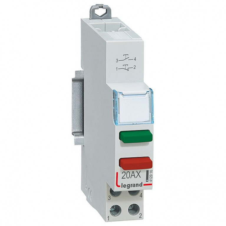 CX3 Выключатель кнопочный - НО контакт + НЗ контакт (зеленый//красный)