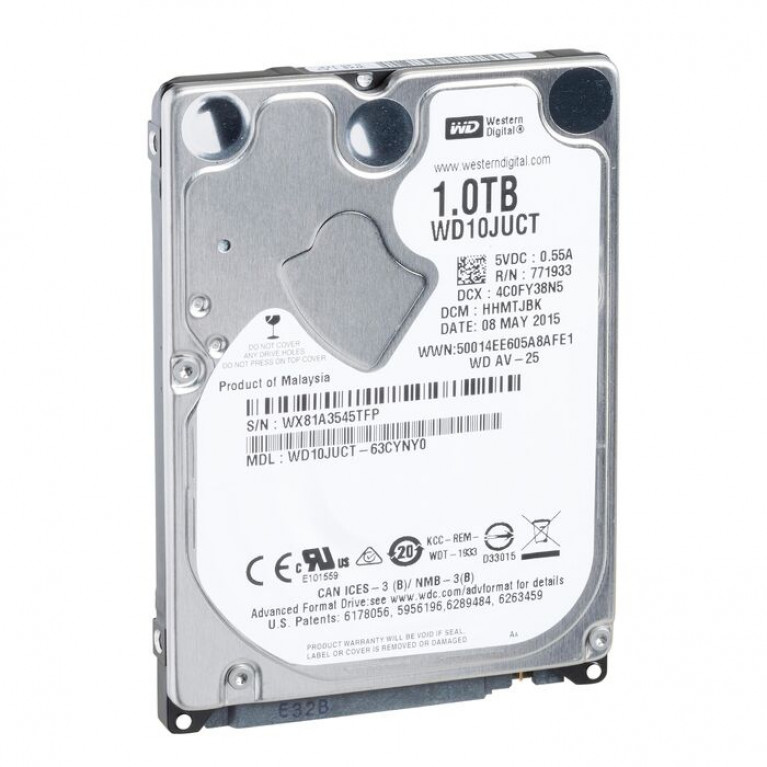 HDD 500 Гб с винтами для крепления