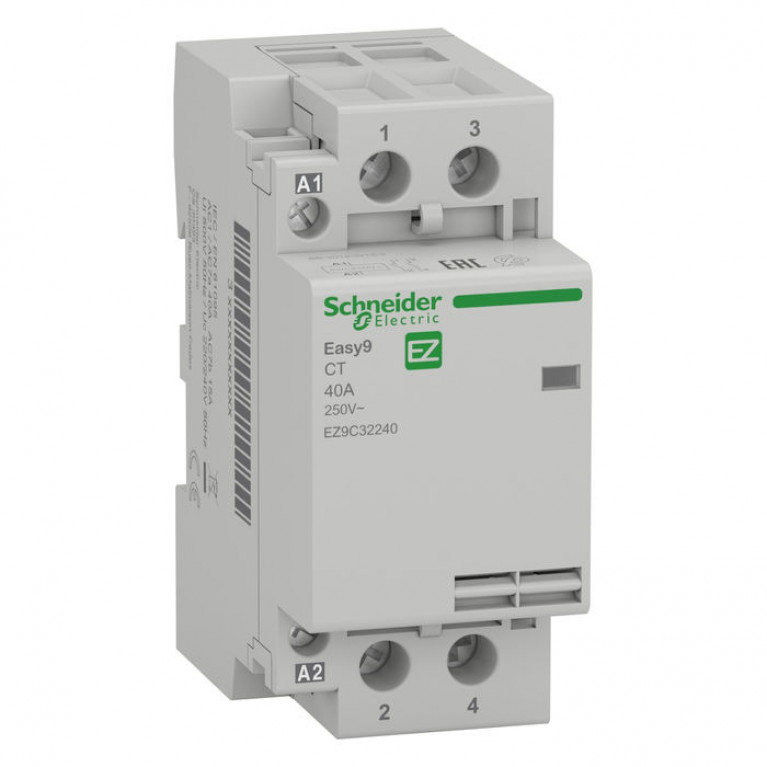 Модульный контактор Schneider Electric Easy9 2P 40А //230В AC, EZ9C32240
