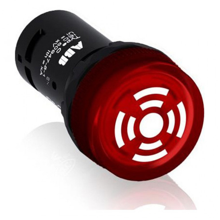 Зуммер CB1-613R с пульсирующим сигналом, с подсветкой, красный, 230 В AC