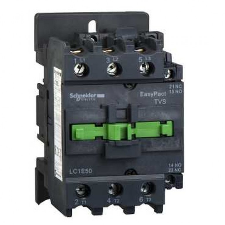 Контактор Schneider Electric EasyPact TVS 3P 50А 400//110В AC, LC1E50F5