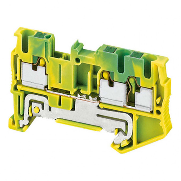 Клемма для заземления Schneider Electric TERMINAL 2,5мм², желто-зеленый, NSYTRP23PE