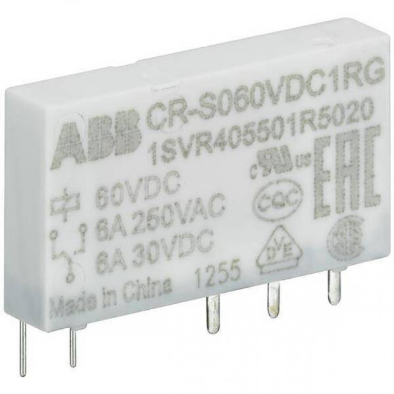 реле CR-S060VDC1RG 60В DC 1ПК (250мА) позол. конт.