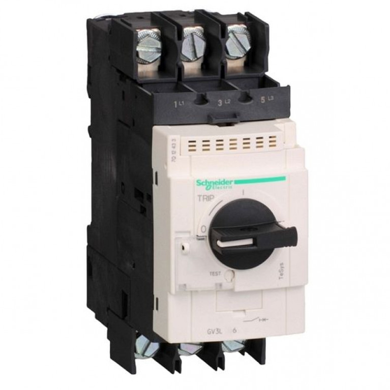Силовой автомат для защиты двигателя Schneider Electric TeSys GV3 25А 3P, магнитный расцепитель, GV3L256