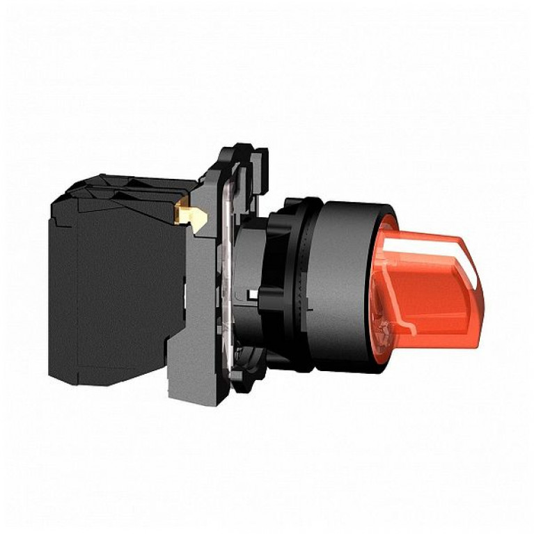 Селекторный переключатель Schneider Electric Harmony, 2 позиции, 10А, XB5AK124B5