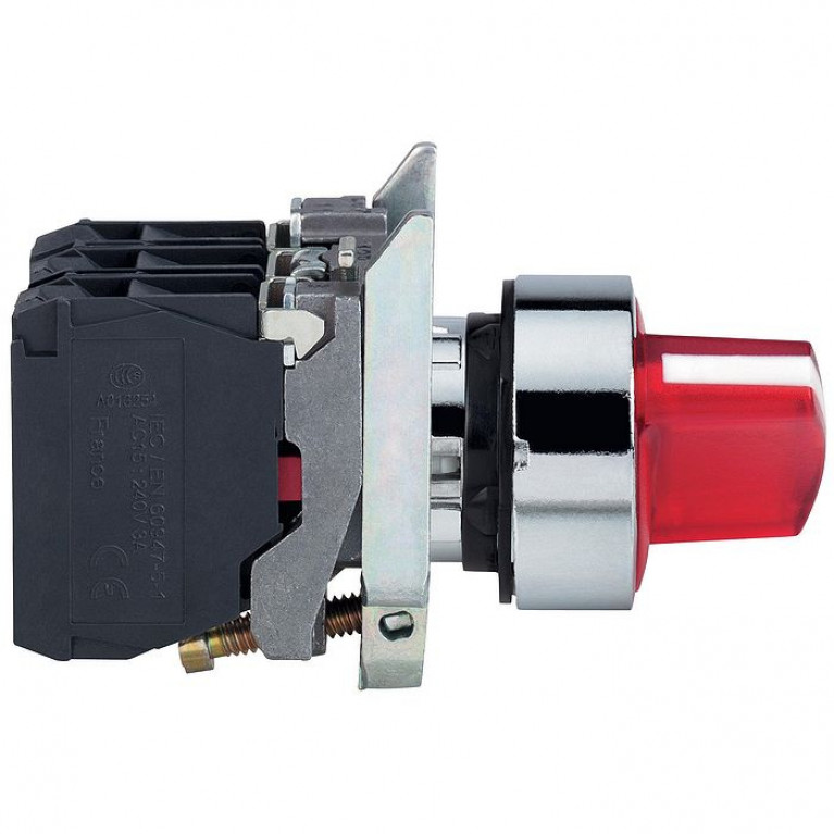 Селекторный переключатель Schneider Electric Harmony, 2 позиции, 10А, XB4BK124B5