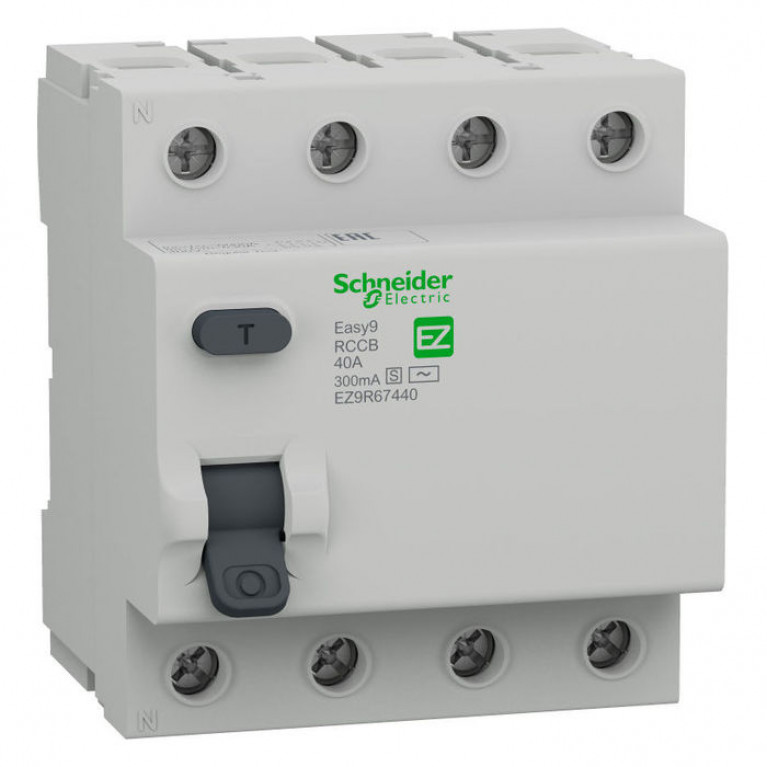 УЗО Schneider Electric Easy9 4P 40А, 300 мА ( AC S ), EZ9R67440