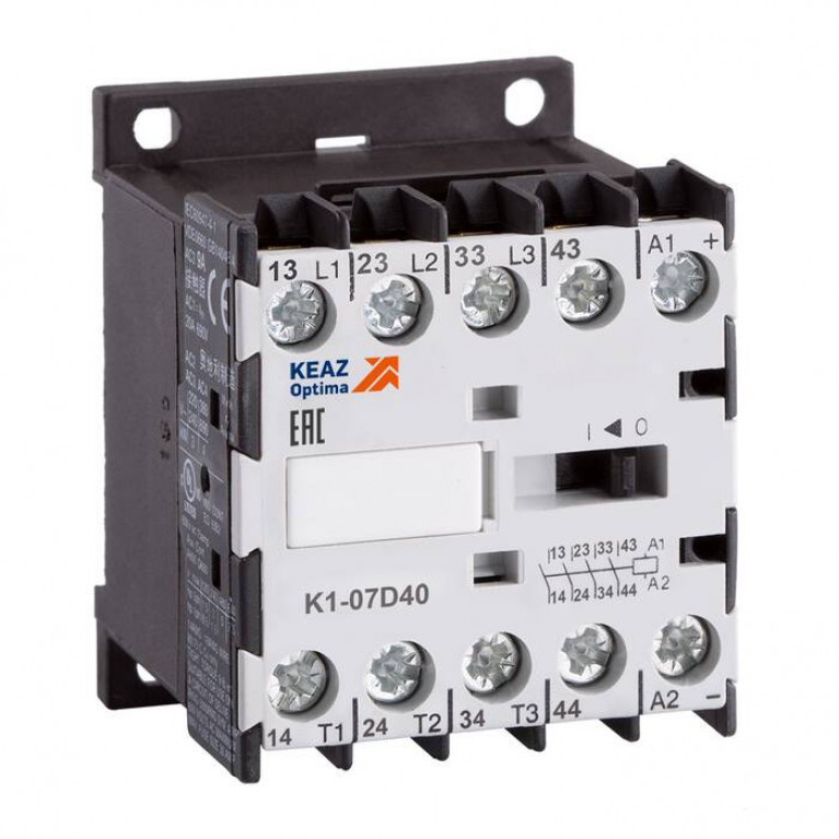 Контактор КЭАЗ OptiStart K1 4P 7А 400//24В AC, 117151