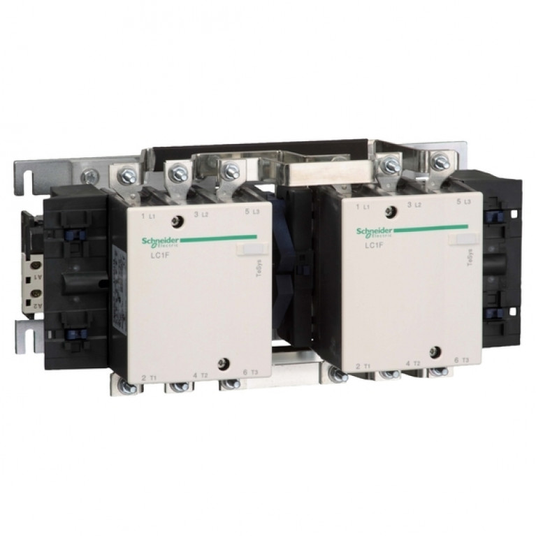 Реверсивный контактор Schneider Electric TeSys LC2F 3P 185А 400//без катушкиВ AC//DC 90кВт, LC2F185