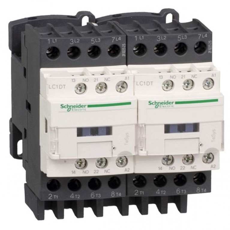 Контактор Schneider Electric TeSys LC2D 4P 40А 400//48В DC, LC2DT40EL