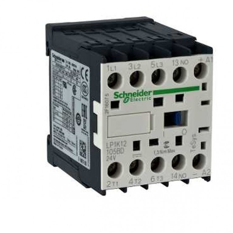 Контактор Schneider Electric Tesys LP1K 3P 12А 400//220В DC 5.5кВт, LP1K12015MD