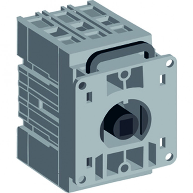 Рубильник ABB OT40 40А 4P, фронтальное исполнение, без рукоятки, 1SCA104956R1001