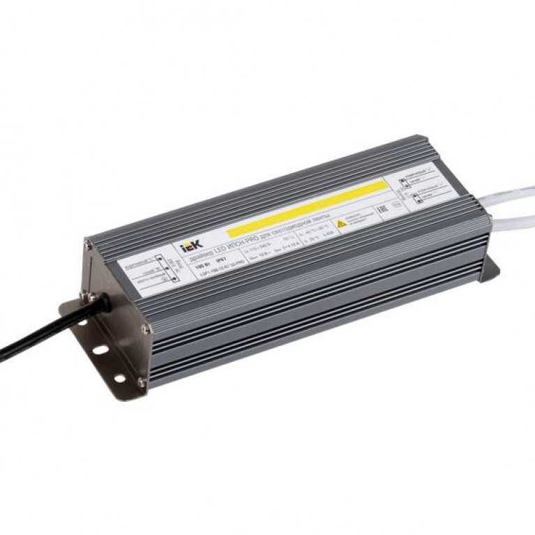 Драйвер LED ИПСН-PRO 30Вт 12 В блок- шнуры IP67 IEK