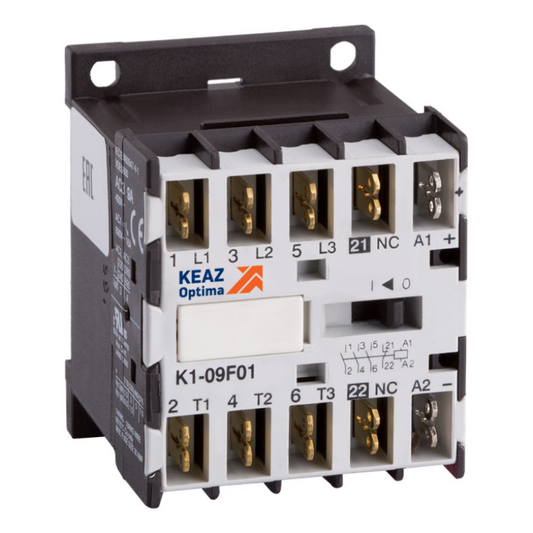 Мини-контактор КЭАЗ OptiStart 3P 9А //24В DC, 117357