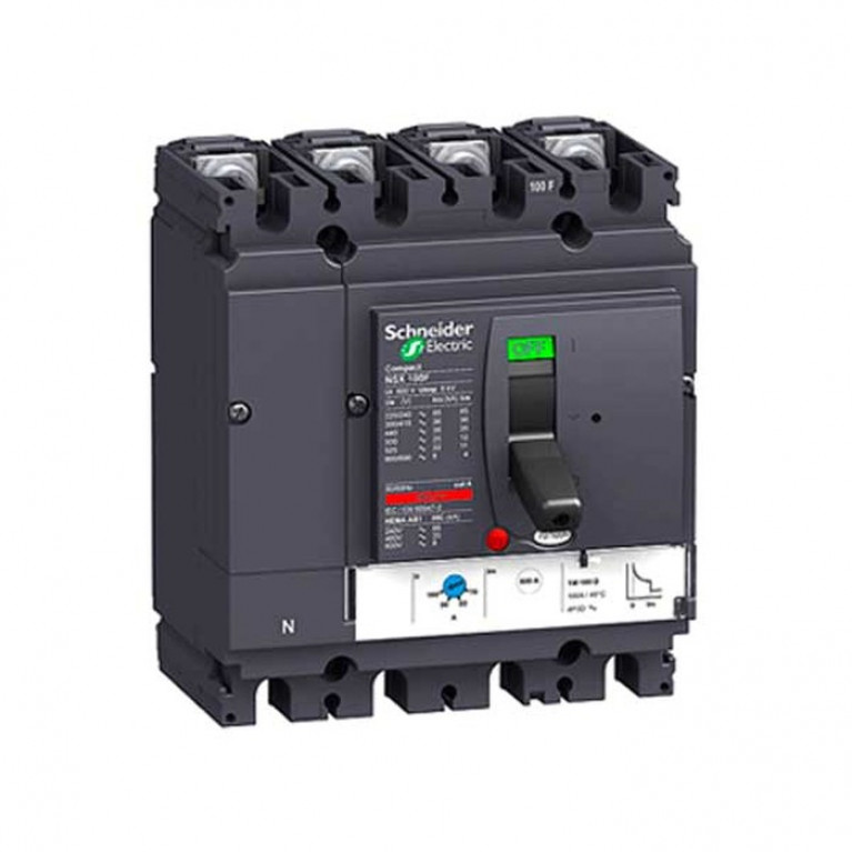 Силовой автомат Schneider Electric Compact NS Micrologic 2.0 E, 50кА, 4P, 630А, 34402