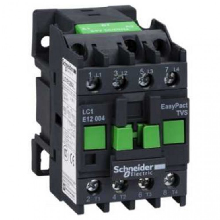 Контактор Schneider Electric EasyPact TVS 4P 25А 400//240В AC, LC1E12008U7
