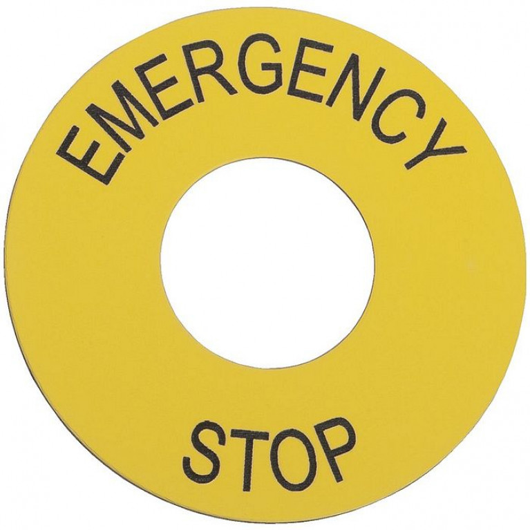 МАРКИРОВКА EMERGENCY STOP