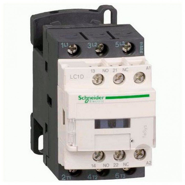 Контактор Schneider Electric TeSys LC1D 3P 9А 400//277В AC 2.2кВт, LC1D09W7