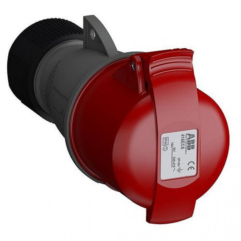 2CMA102023R1000 Розетка кабельная Easy&Safe 416EC6,16А,3P+N+E,IP44,6ч