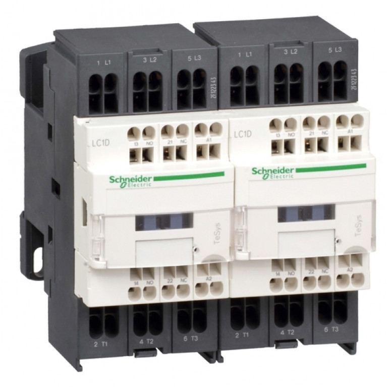 Реверсивный контактор Schneider Electric TeSys LC2D 3P 9А 400//48В AC 4кВт, LC2D093E7