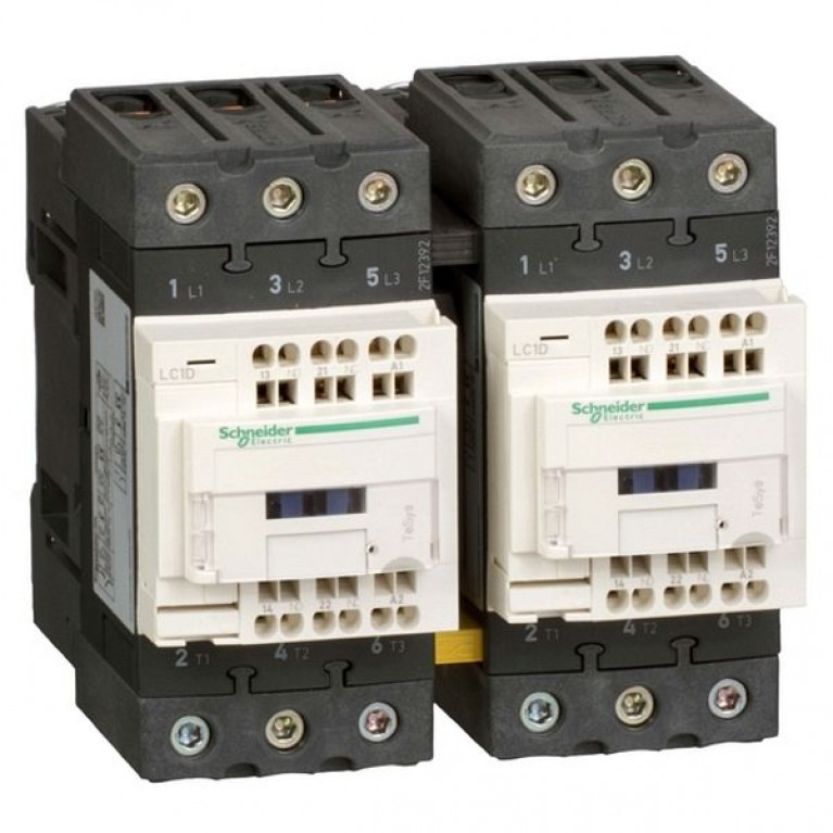Реверсивный контактор Schneider Electric TeSys LC2D EVERLINK 3P 65А 440//480В AC 30кВт, LC2D65A3T7