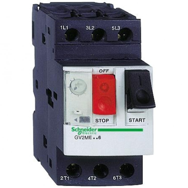Силовой автомат для защиты двигателя Schneider Electric TeSys GV2 23А 3P, термомагнитный расцепитель, GV2ME216