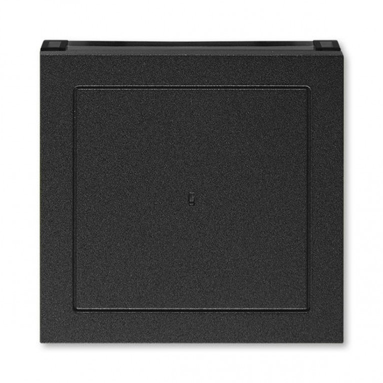 Накладка на карточный выключатель ABB LEVIT, антрацит // дымчатый черный, 2CHH590700A4063
