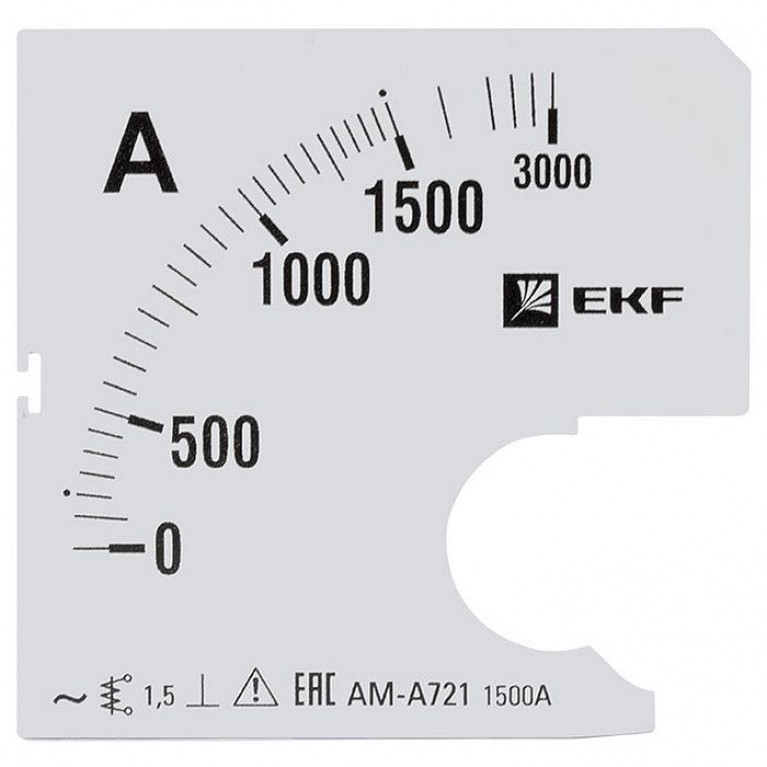 Шкала сменная для A721 1500//5А-1,5 EKF PROxima