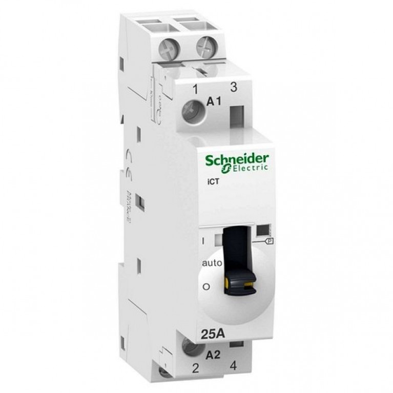 Модульный контактор Schneider Electric iCT 2P 25А 230//240В AC, A9C21732