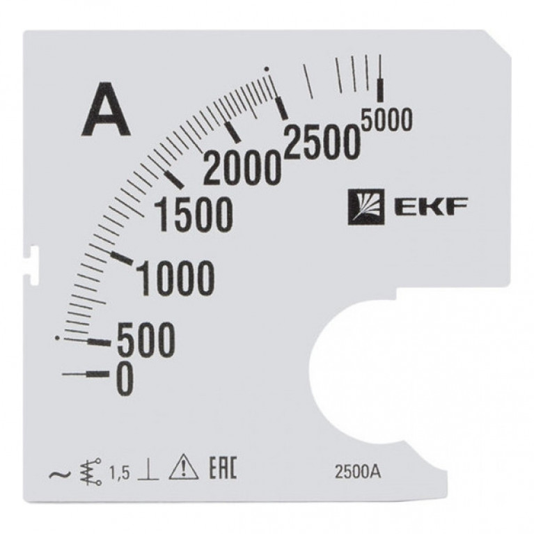 Шкала сменная для A961 2500//5А-1,5 EKF PROxima
