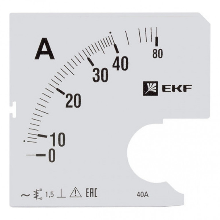 Шкала сменная для A961 40//5А-1,5 EKF PROxima