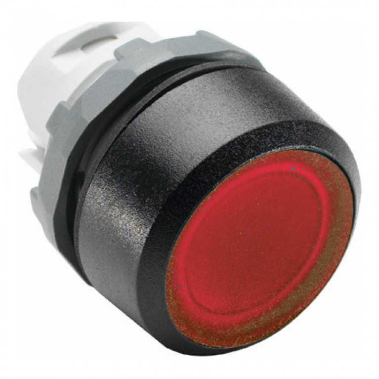 Кнопка MP1-11R красная (только корпус) с подсветкой без фиксации