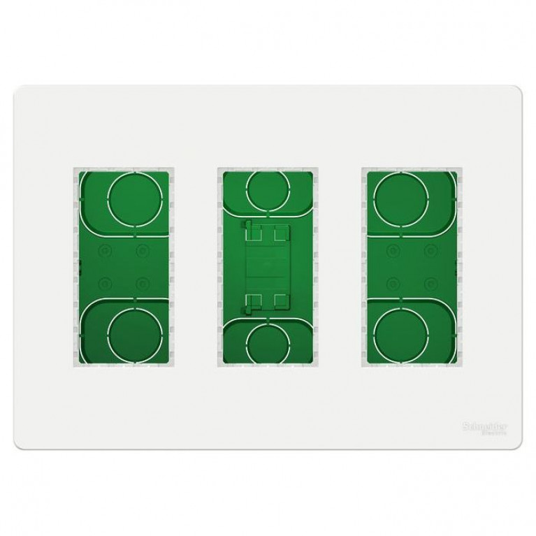UNICA SYSTEM+ БЛОК скрытой установки 3х2 БЕЛЫЙ