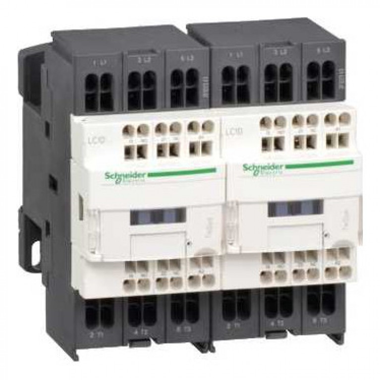 КОНТАКТОР РЕВЕРС. D 3Р, 32 A, НО+НЗ, 230V 50//60 ГЦ, ПРУЖИННЫЙ ЗАЖИМ