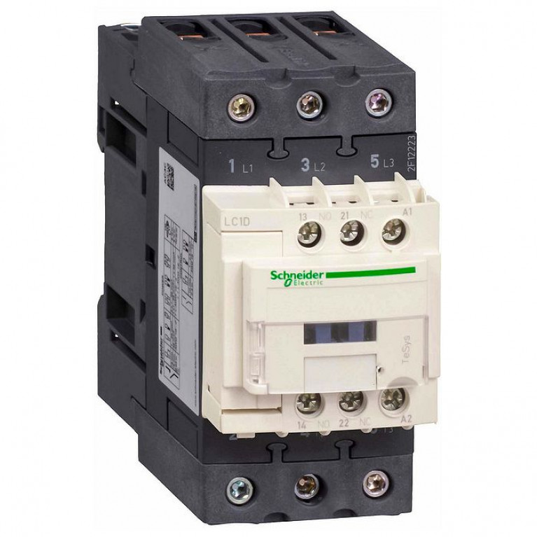 Контактор Schneider Electric TeSys LC1D EVERLINK 3P 50А 400//220В AC 22кВт, LC1D50AM7TQ