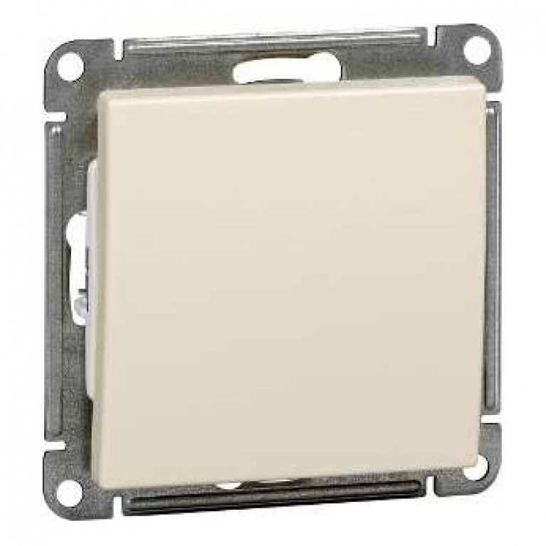 Переключатель 1-клавишный Schneider Electric W59, скрытый монтаж, слоновая кость, VS610-156-2-86