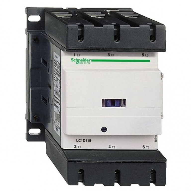 Контактор Schneider Electric TeSys LC1D 3P 115А 400//24В DC 55кВт, LC1D1156BD